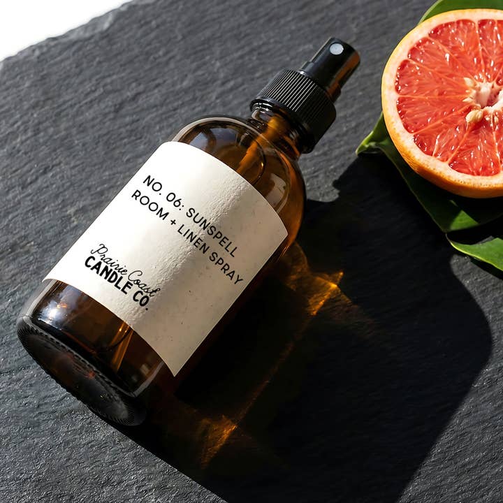 No. 06: Sunspell- Room + Linen Spray for wholesale by Prairie Coast Candle Co.