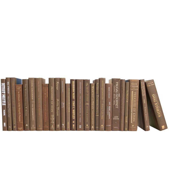 Decorative Brown Books By The Foot - Havana for wholesale by Booth & Williams
