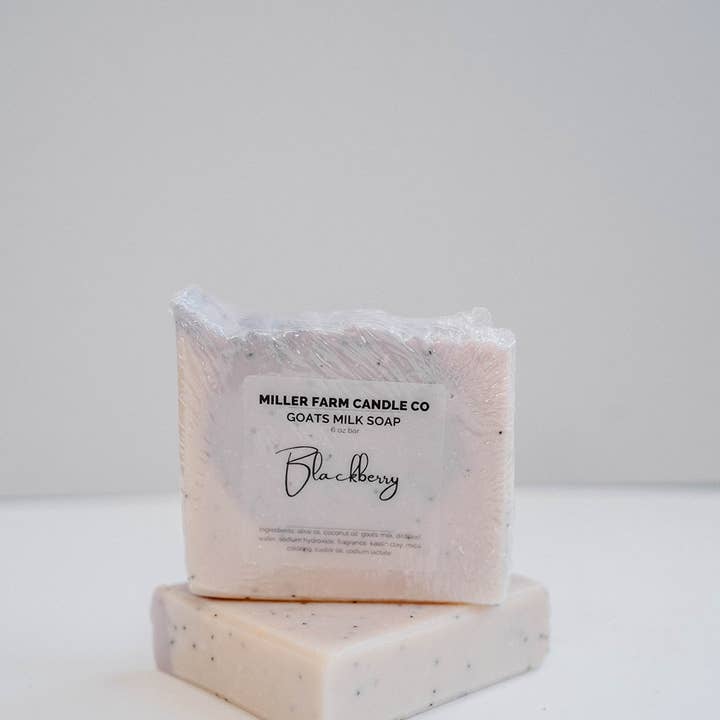 Miller Farm Candle Co - Wholesale Bar Soap - Woodland Goat Milk Soap – 6 oz Bar, Shrinkwrapped, Pine