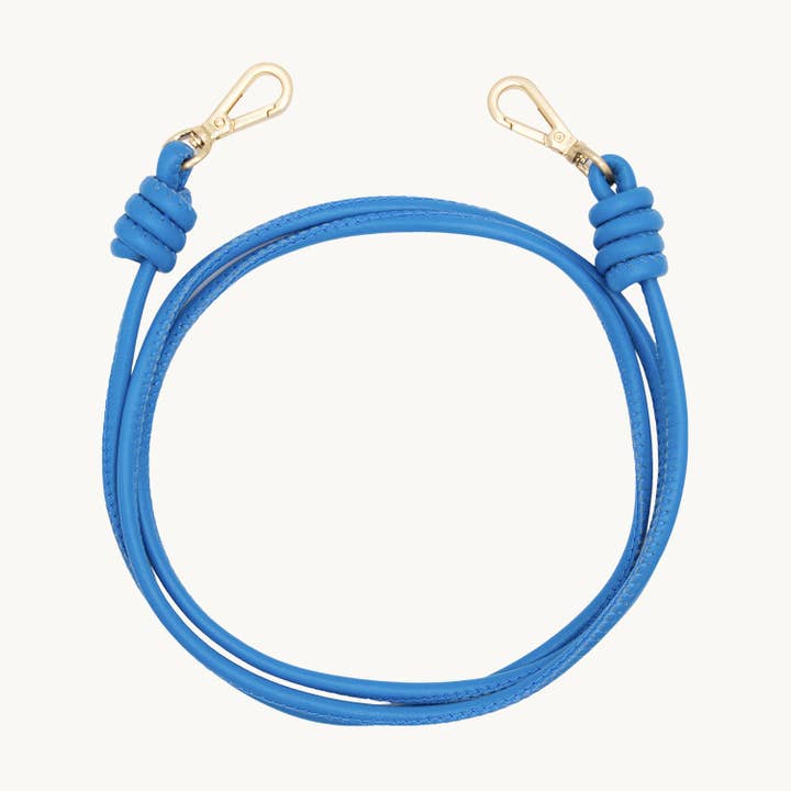 CORDON CUIR KATE - BLEU for wholesale by Louvini Paris