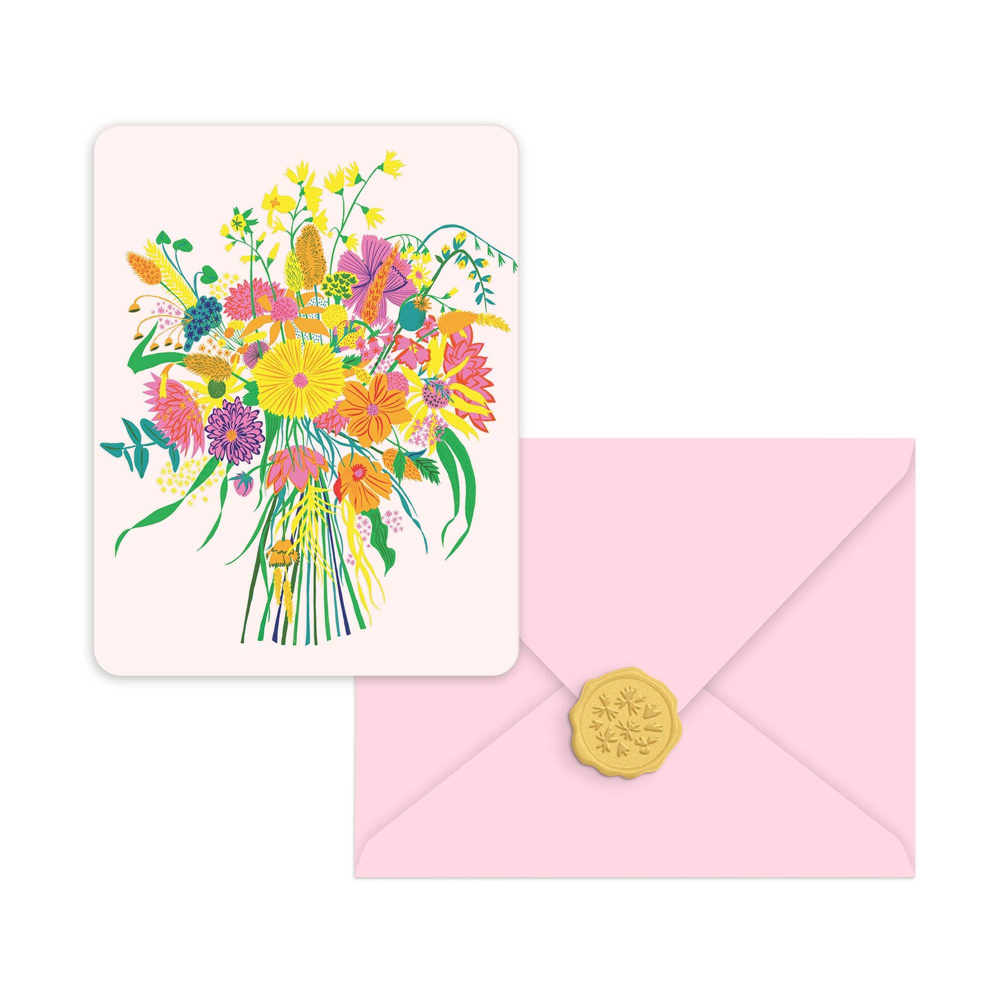 Studio Oh! - Wholesale Stationery/Notecard Set - Garden Splash Studio Note Cards with Matching Wax Seals3