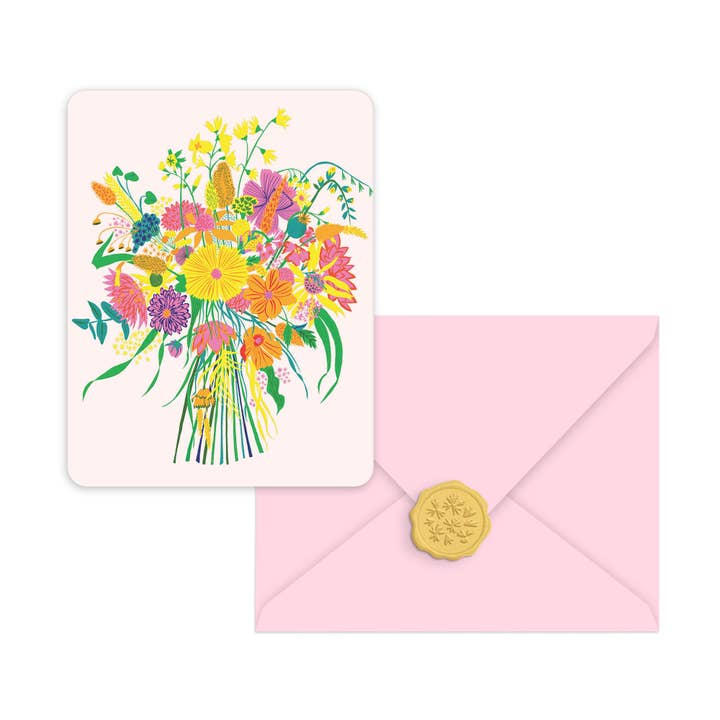 Studio Oh! - Wholesale Stationery/Notecard Set - Garden Splash Studio Note Cards with Matching Wax Seals3