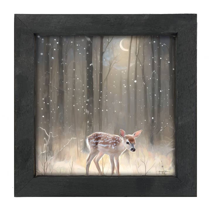 Snowy Deer for wholesale by ginger blue