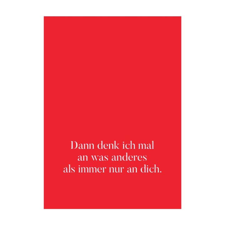 Postal "Acho que obrigado" por atacado de Kaufhaus Mitte