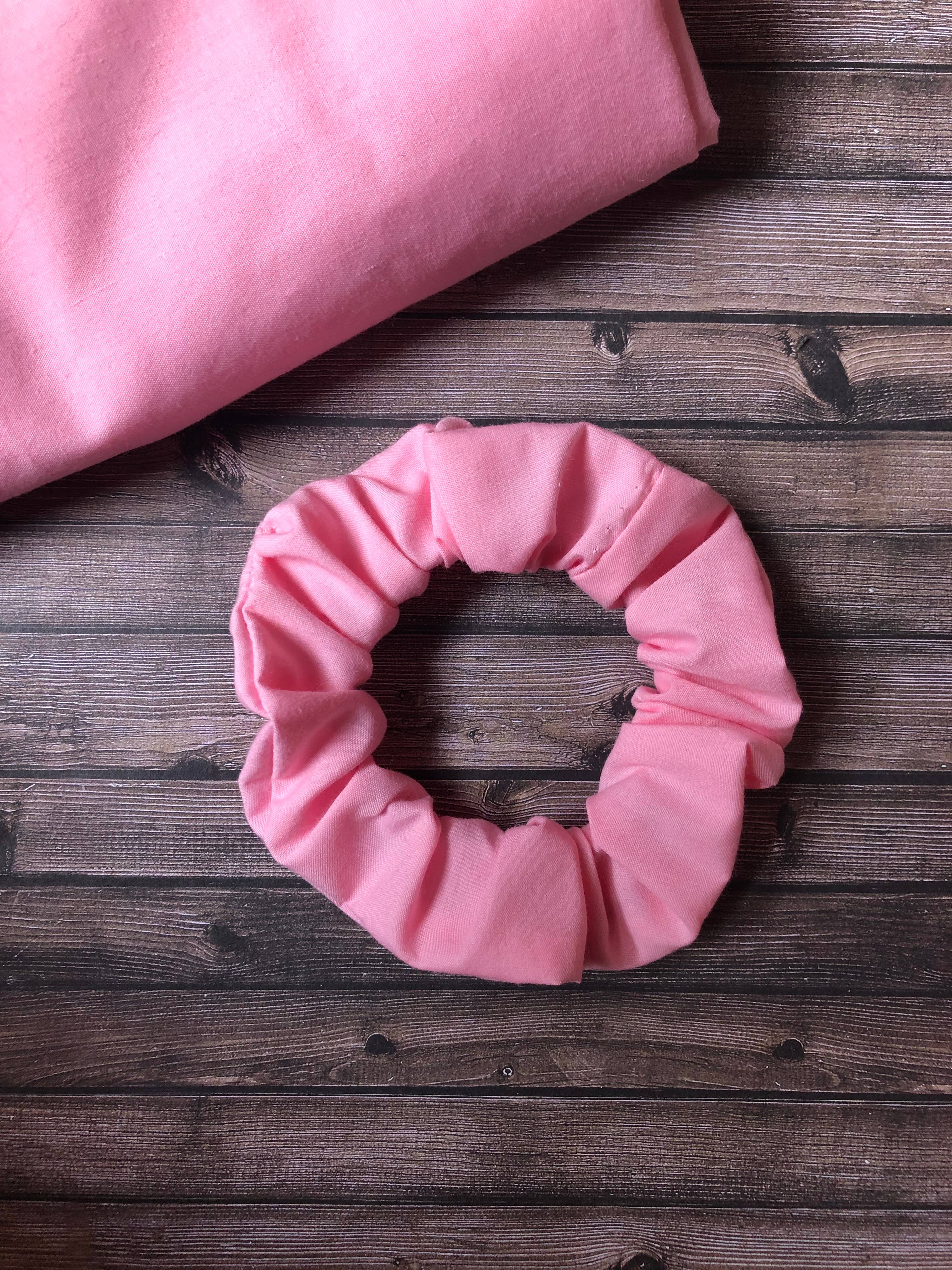 South Coast Sewn – wholesale Scrunchie - Women’s – Pink Hair Scrunchie - Light Pink Shade