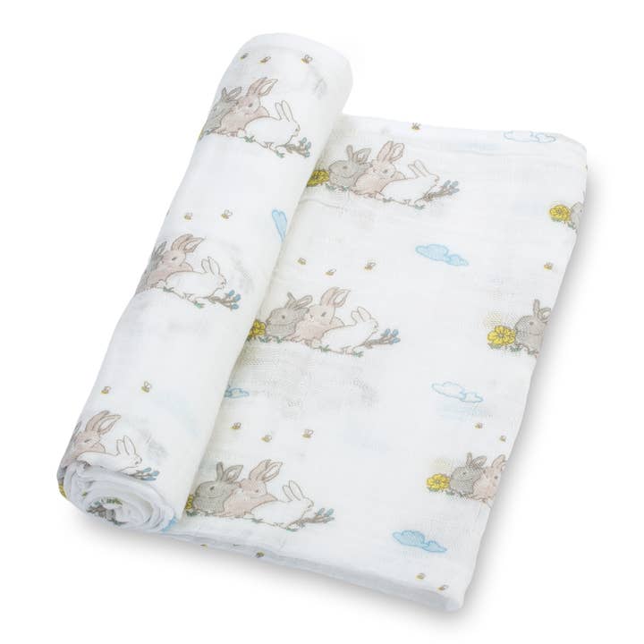 LollyBanks - Wholesale Swaddle - Baby - SomeBunny Loves You Baby Easter Swaddle Blanket