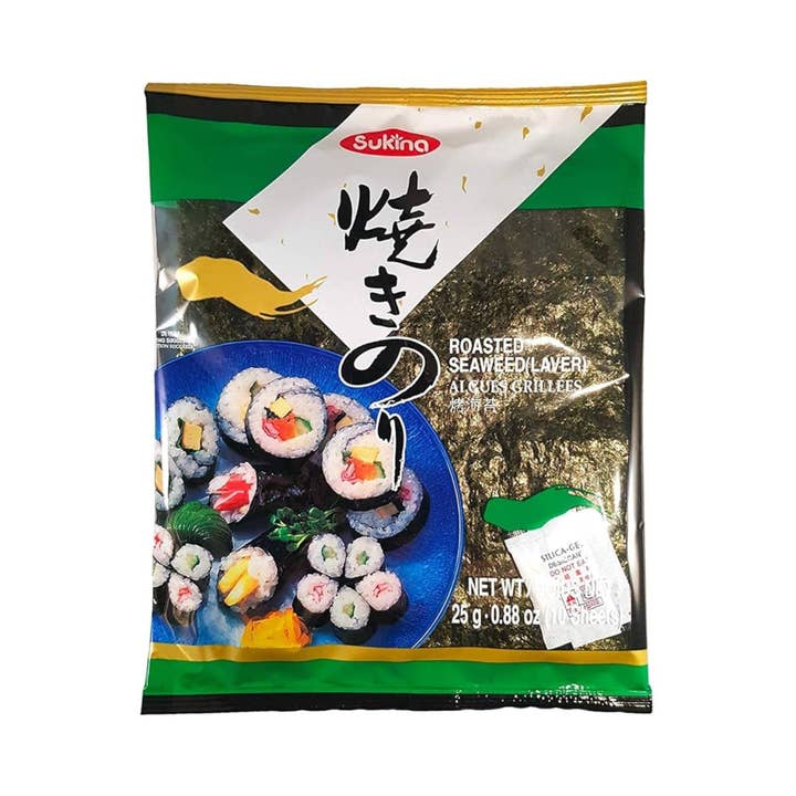 utoppa GmbH – wholesale Bread mix – Roasted Nori Sheets Yaki Sushi White 25 g Sukina Premium