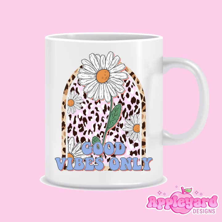Good Vibes Only | 11oz Mug for wholesale by Appleyard Designs