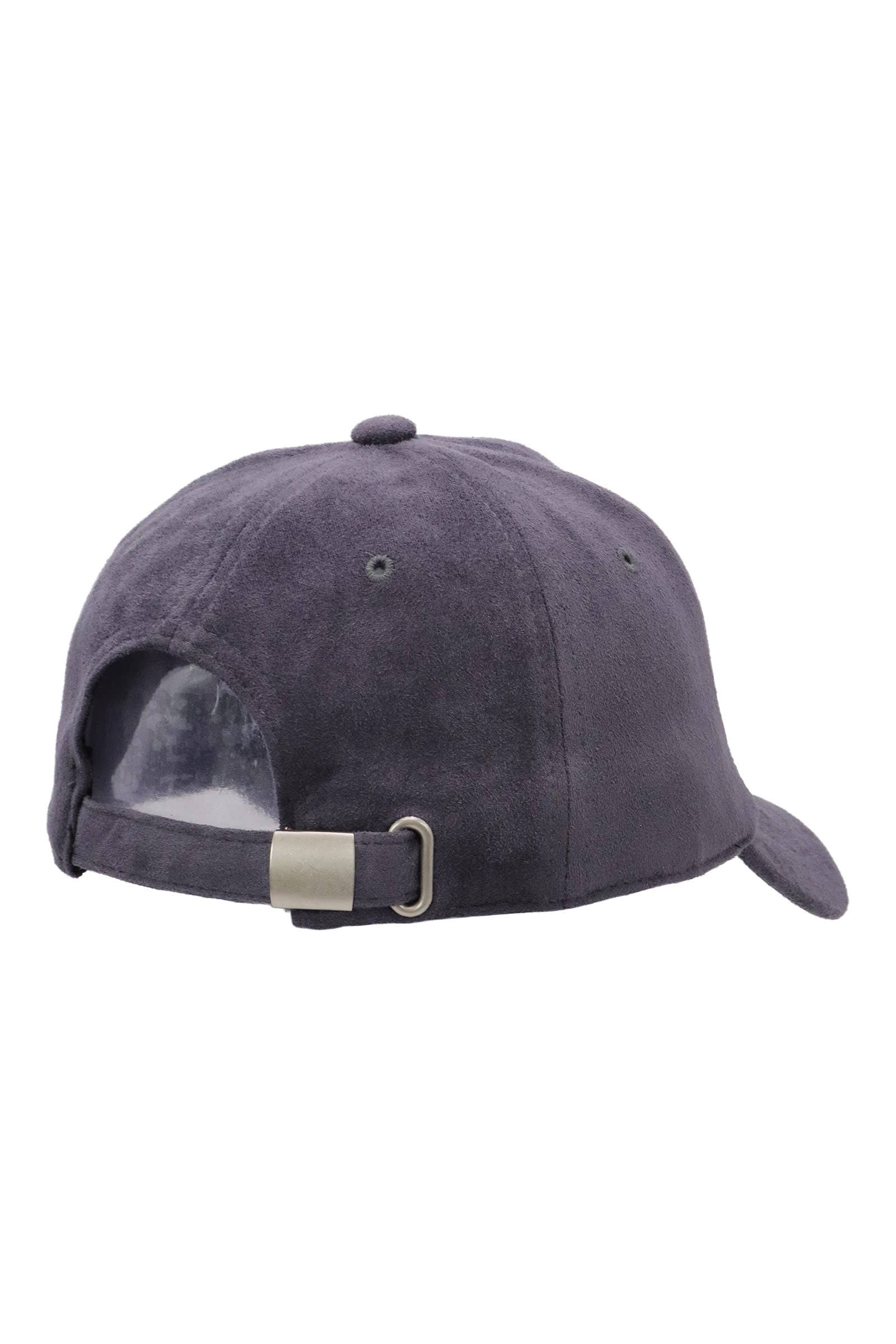 Cap Zone - Wholesale Baseball Cap - Unisex - Premium Vegan Suede Strap-back Baseball Cap7