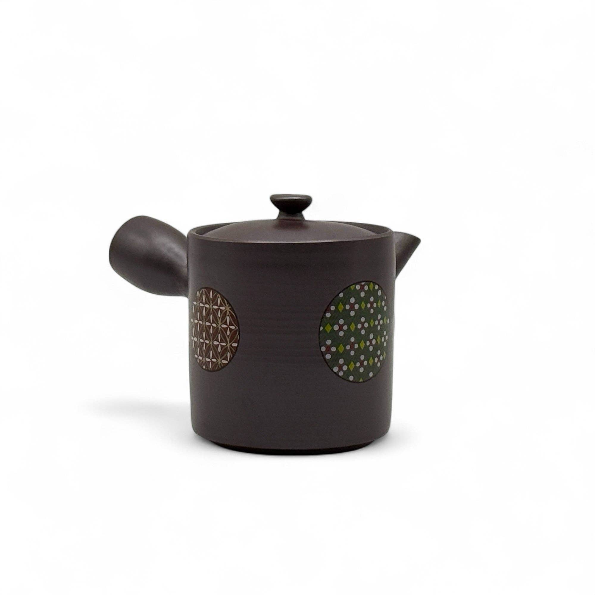Inoue Tea - Wholesale Tea Pot - Kiritate Yuzen Banko-yaki Mini Kyusu - Japanese Mini Teapot