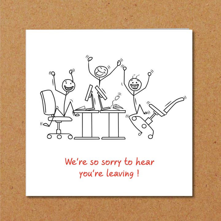 Swizzoo Cards - Vente Cartes pour départ à la retraite - Carte de départ d'emploi - nouvel emploi - collègue de travail, patron, employé, directeur, retraite - carte drôle, humoristique, amusante et amusante - promotion1