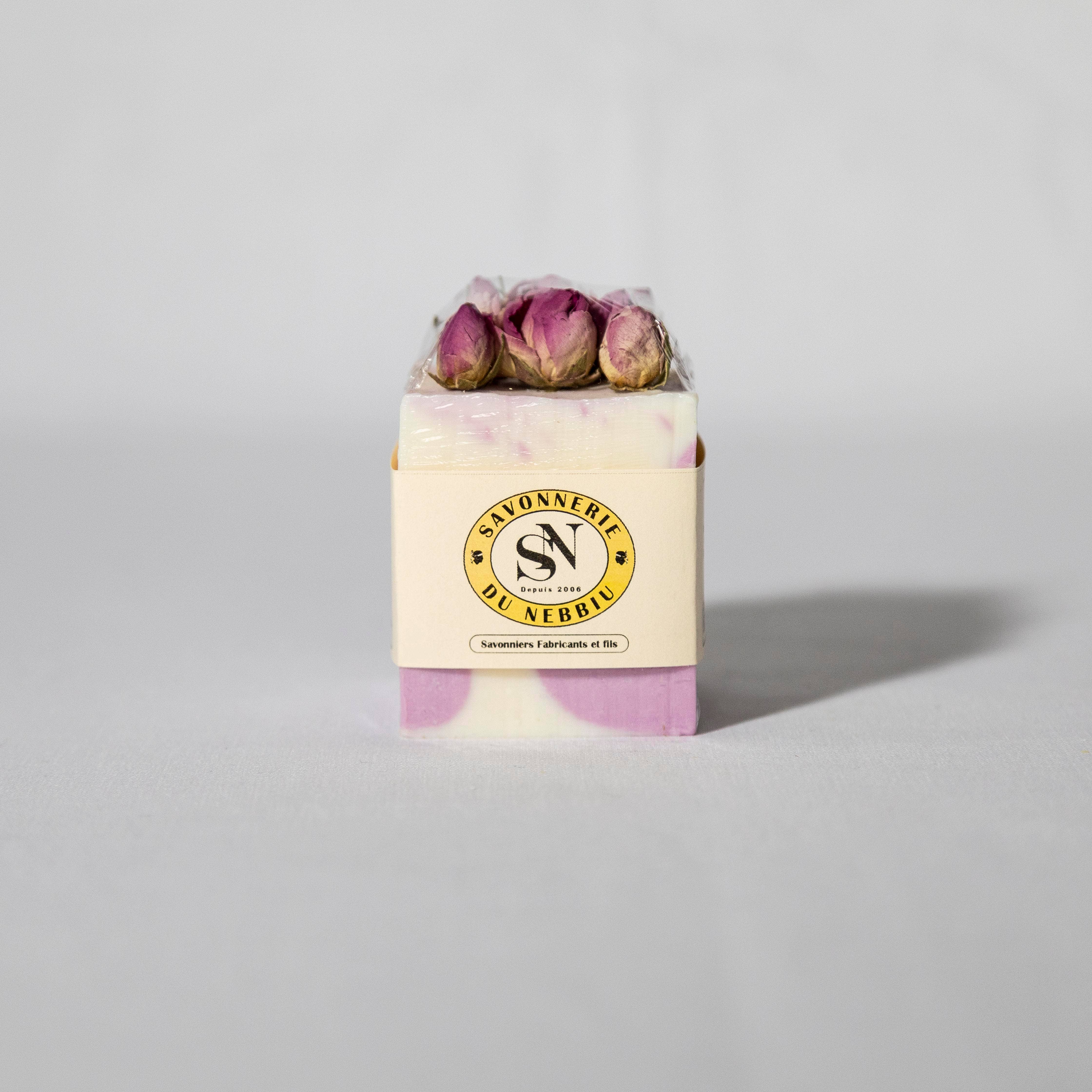 La Savonnerie du Nebbiu - Wholesale Bar Soap - Tradition Rose Handmade Soap - Rose Buds1