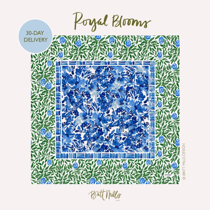 Britt Mills Design - Wholesale Decorative Tabletop Object - Britt Mills Mahjong Mats - MULTIPLE PRINTS (Non-Neoprene)3