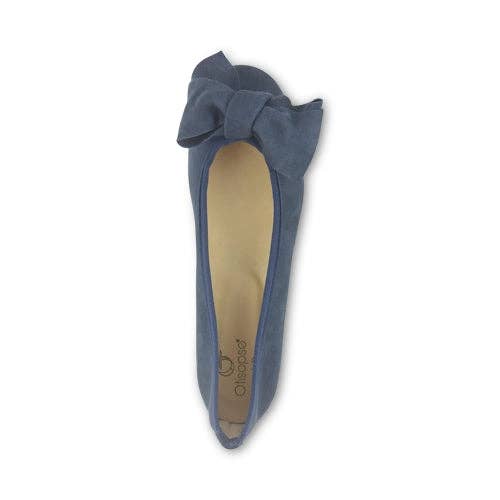 Otisopse - Wholesale Flats - Women's - Indigo suede ballet flats3