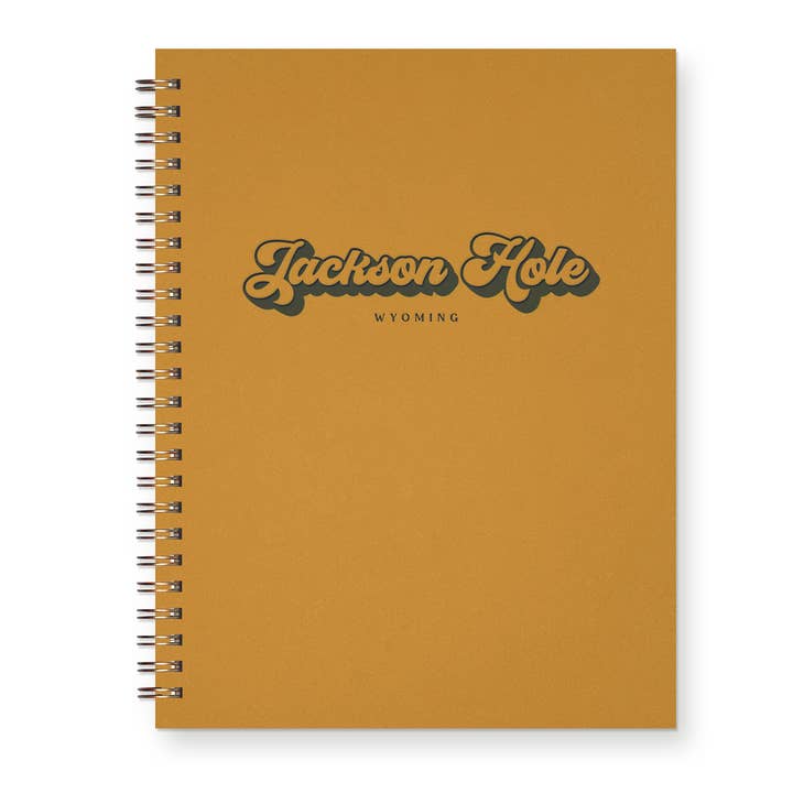 Ruff House Print Shop - Venta al por mayor Cuadernos - Custom City Retro Script Journal: cuaderno con líneas