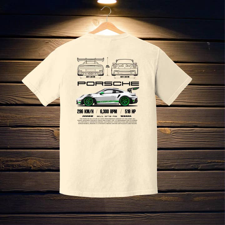 Sports Car Blueprint Tee - Car Enthusiast Shirt for wholesale by TheKingShirt