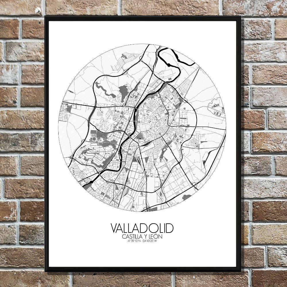 mapospheres – wholesale Poster – Affisch av Valladolid | Spanien5