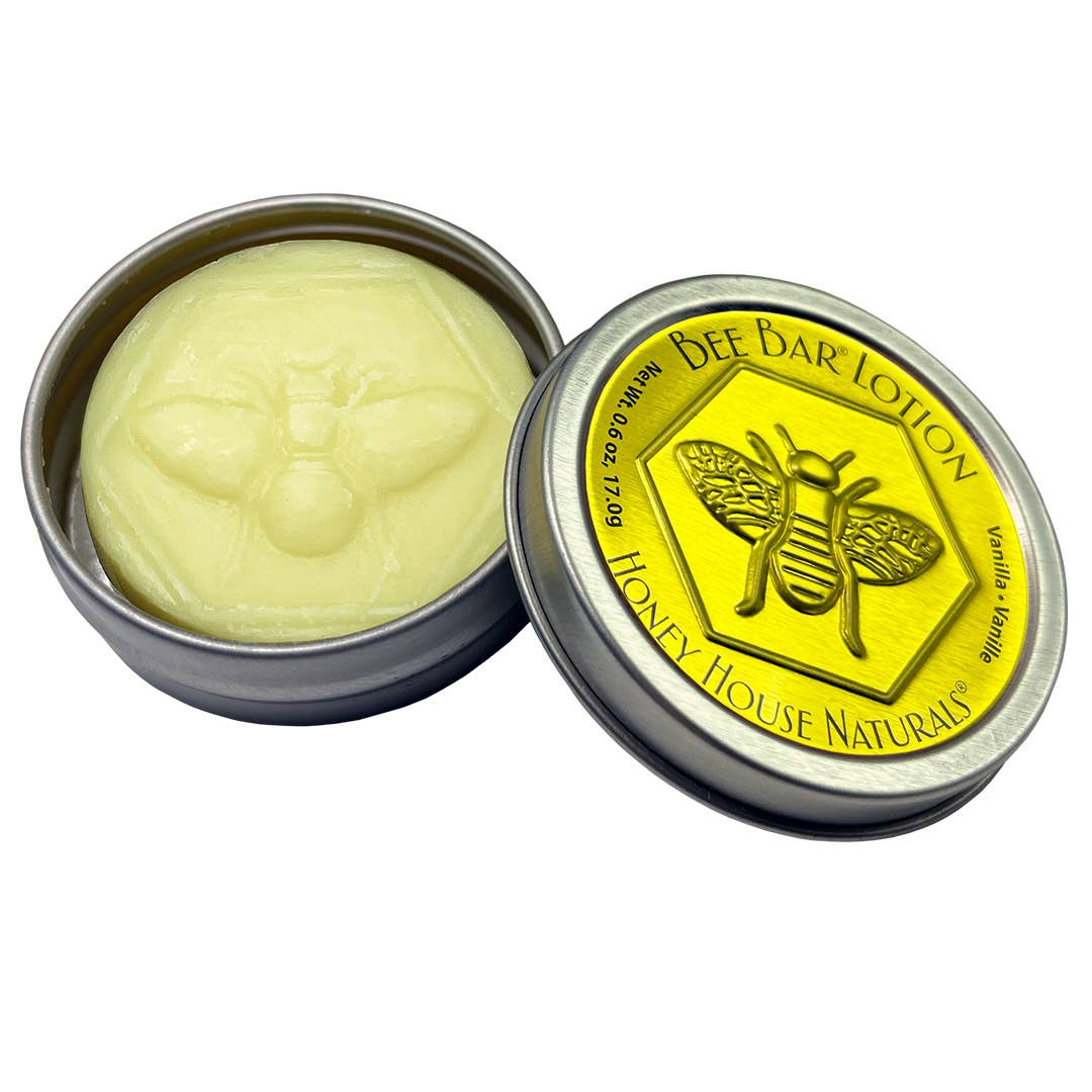 Honey House Naturals - Wholesale Solid Lotion - Small Bee Bar Display - 32 Pieces - Free Tester - SAVE $3
