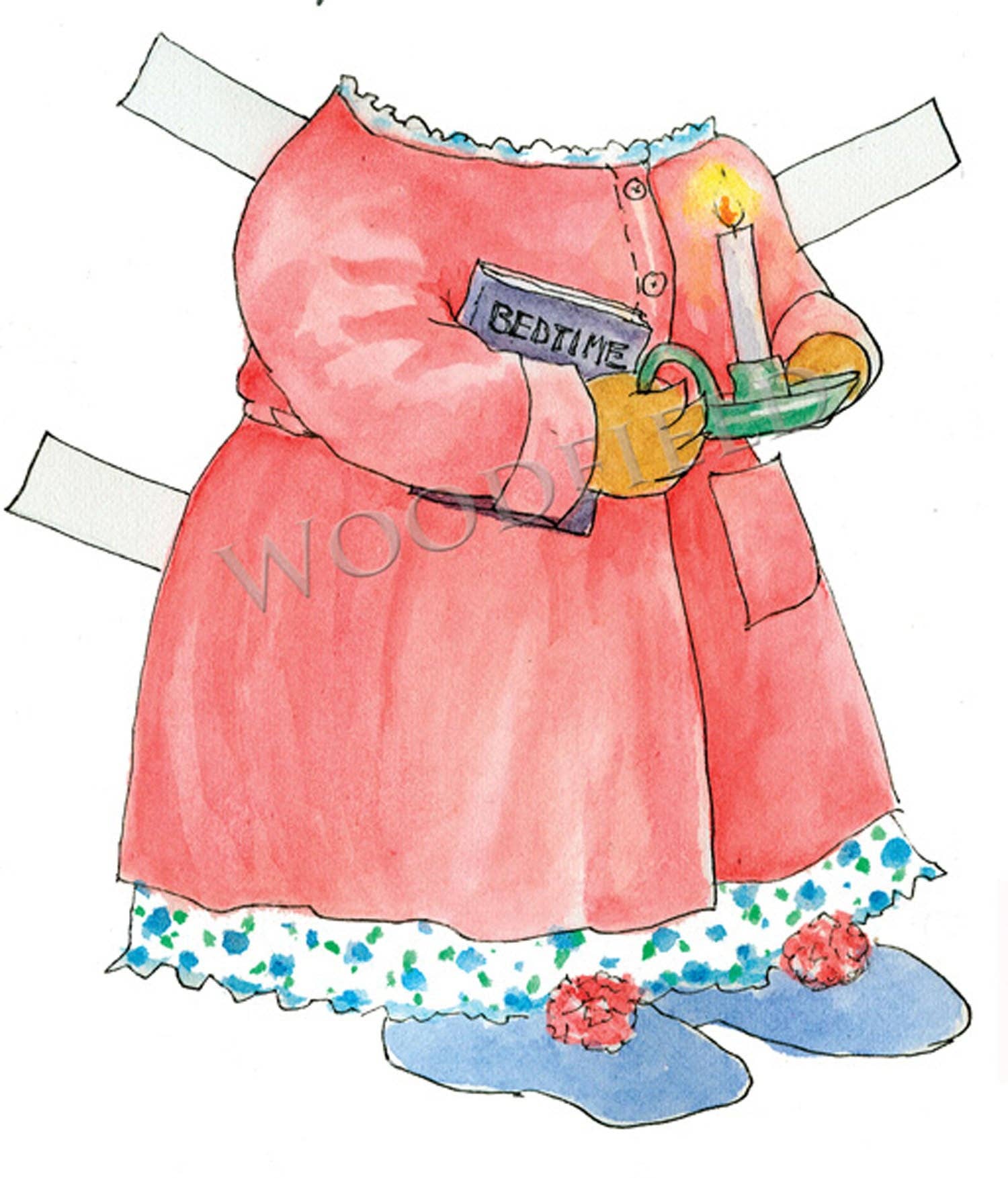 Woodfield Press - Wholesale DIY Craft Kit - #3001 - Lou-Lou Rabbit Paper Doll Kit9