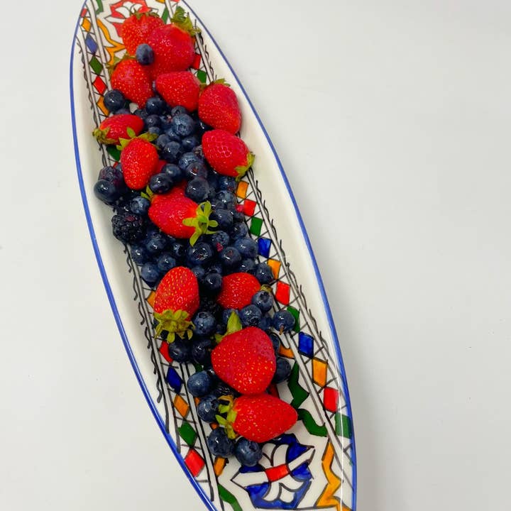 Nai Gifts - Wholesale Serve Bowl - Handmade Fassi Boat Serving Dish