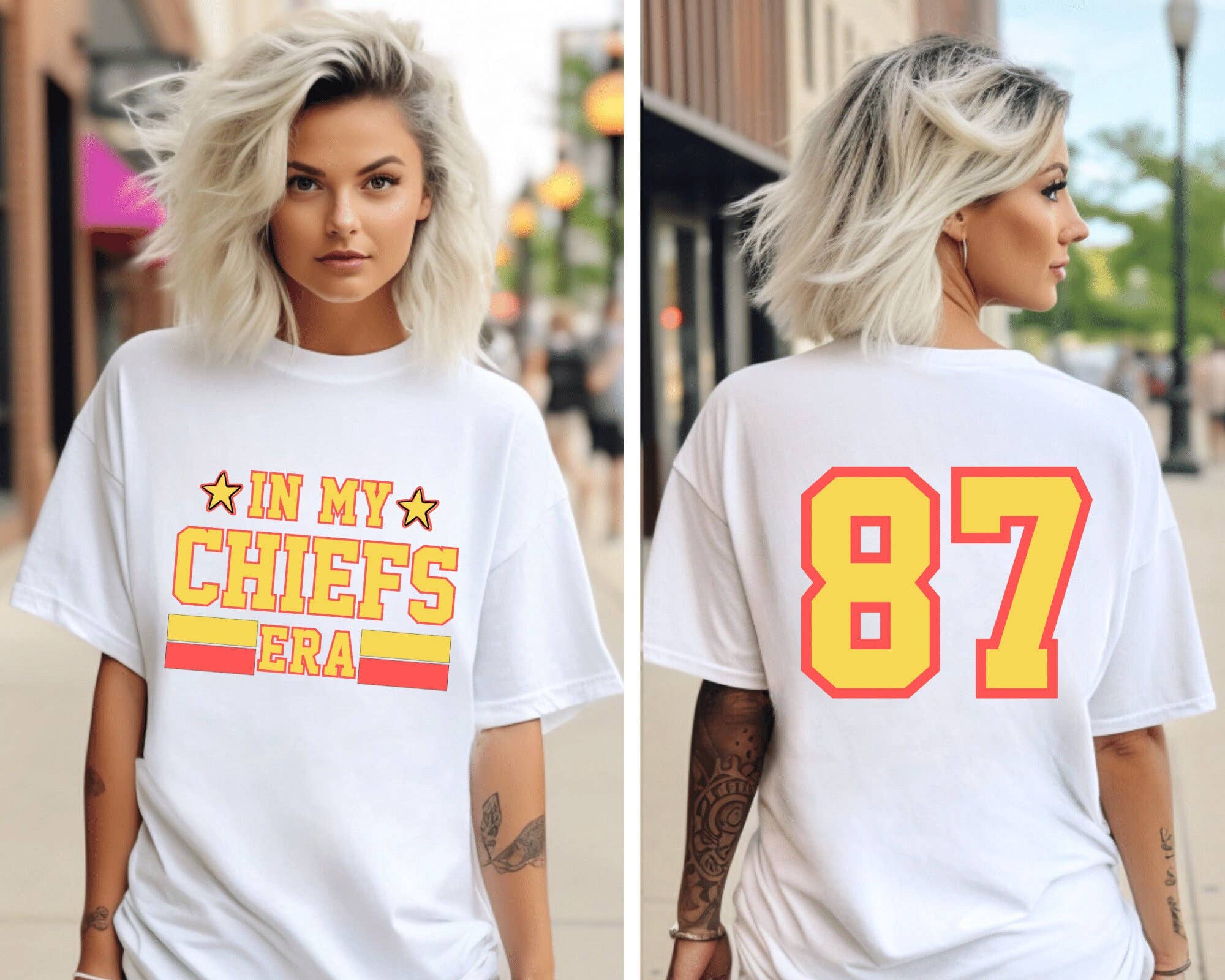 SONDO DESIGN LTD – wholesale T-shirt (graphic) – women's – In My Chiefs Era Shirt, Football Chiefs Jersey Fan Shirt0