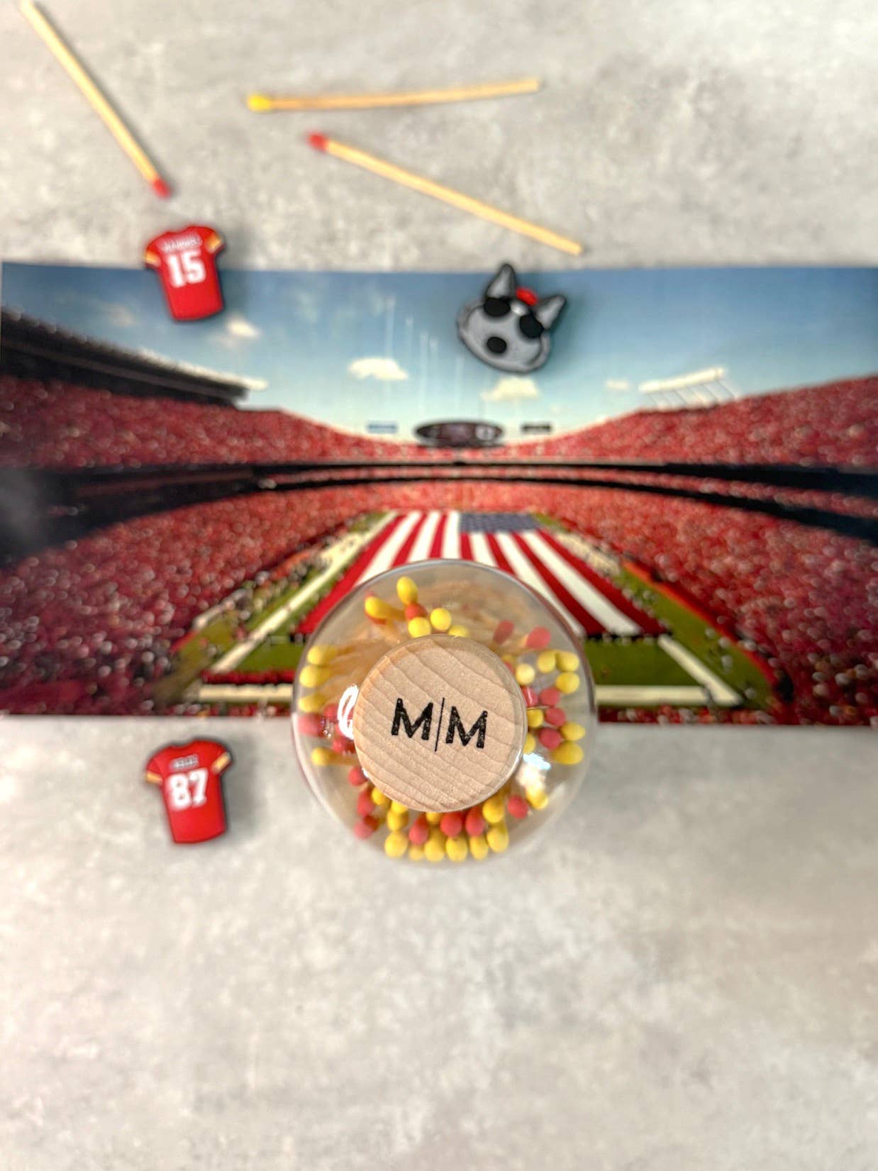 Rød KC Chiefs Sejrs Kampe for engroshandel på Faire4