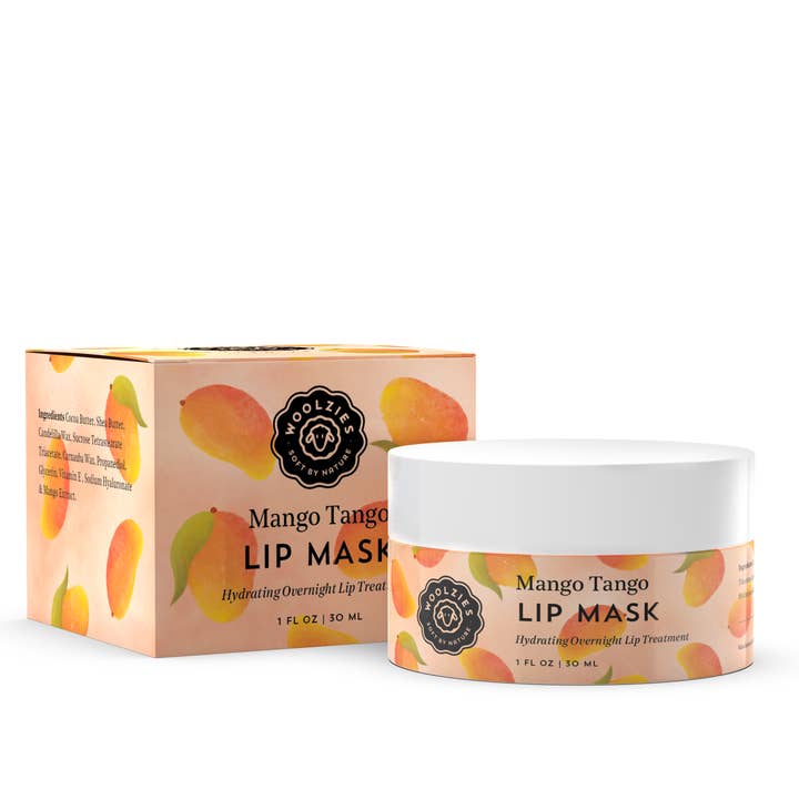 Woolzies - Wholesale Lip Treatment/Mask - 1oz. Mango Tango Lip Mask