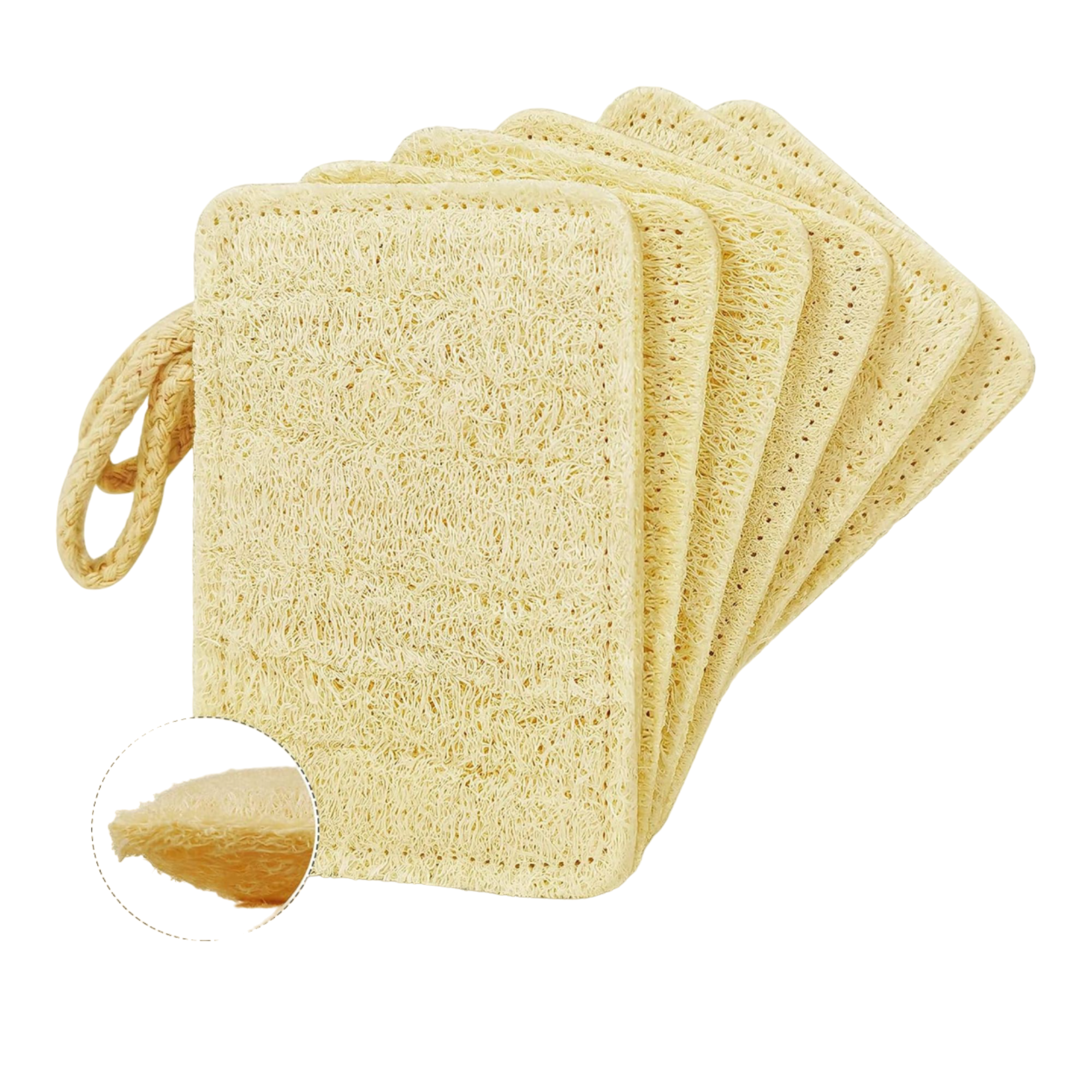 Oceansrespect 🌊🌍🌱 - Wholesale Bath Pouf/Sponge - Eco-Friendly Biodegradable Sponge Set4