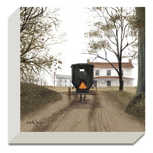 Penny Lane Fine Art - Wholesale Decorative Tabletop Object - Amish Country - Decorative Wood Block - BJ13360