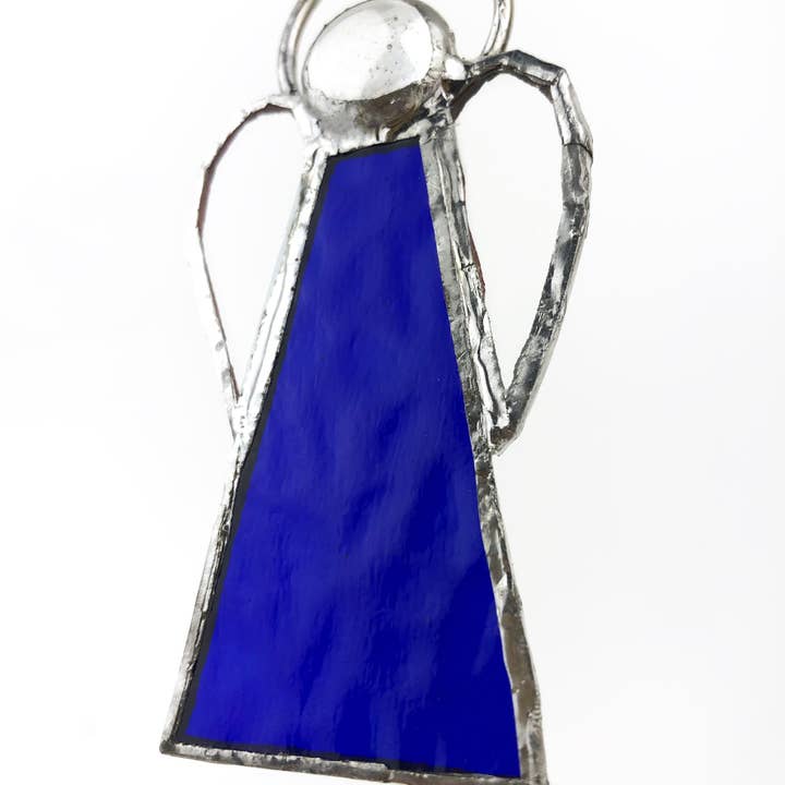 GlassHouse Design - Wholesale Suncatcher - September Birthstone Angel - Stained Glass Birthday Gift