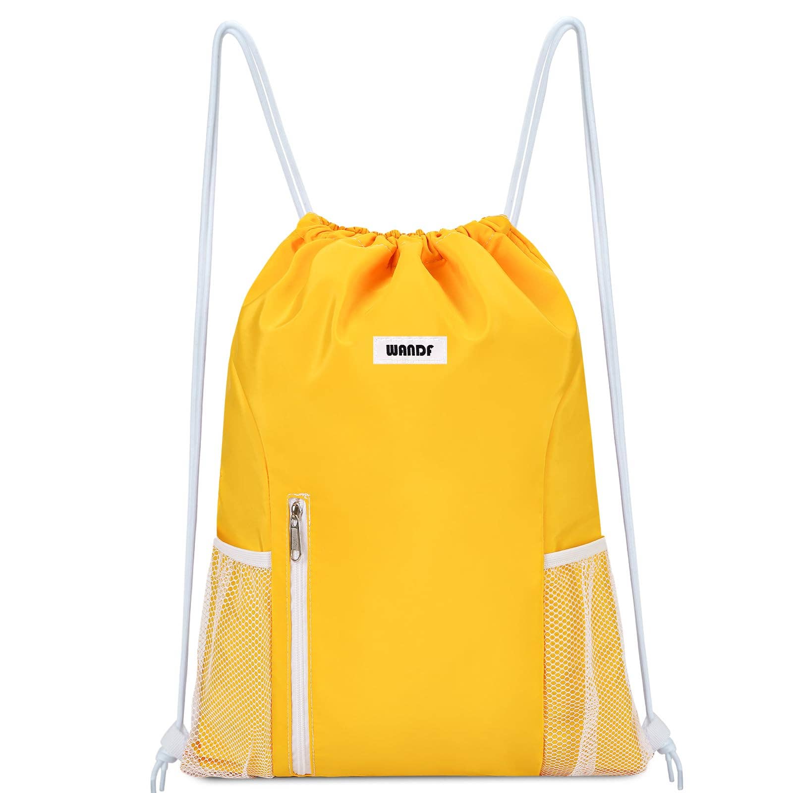 wandf - Vente Sac à cordon de serrage – unisexe - Sac à dos à cordon WF6038 Sports Gym avec poches en maille36