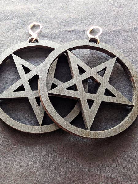 Inverted Pentacle Earrings for wholesale by Raven's Roost Boutique