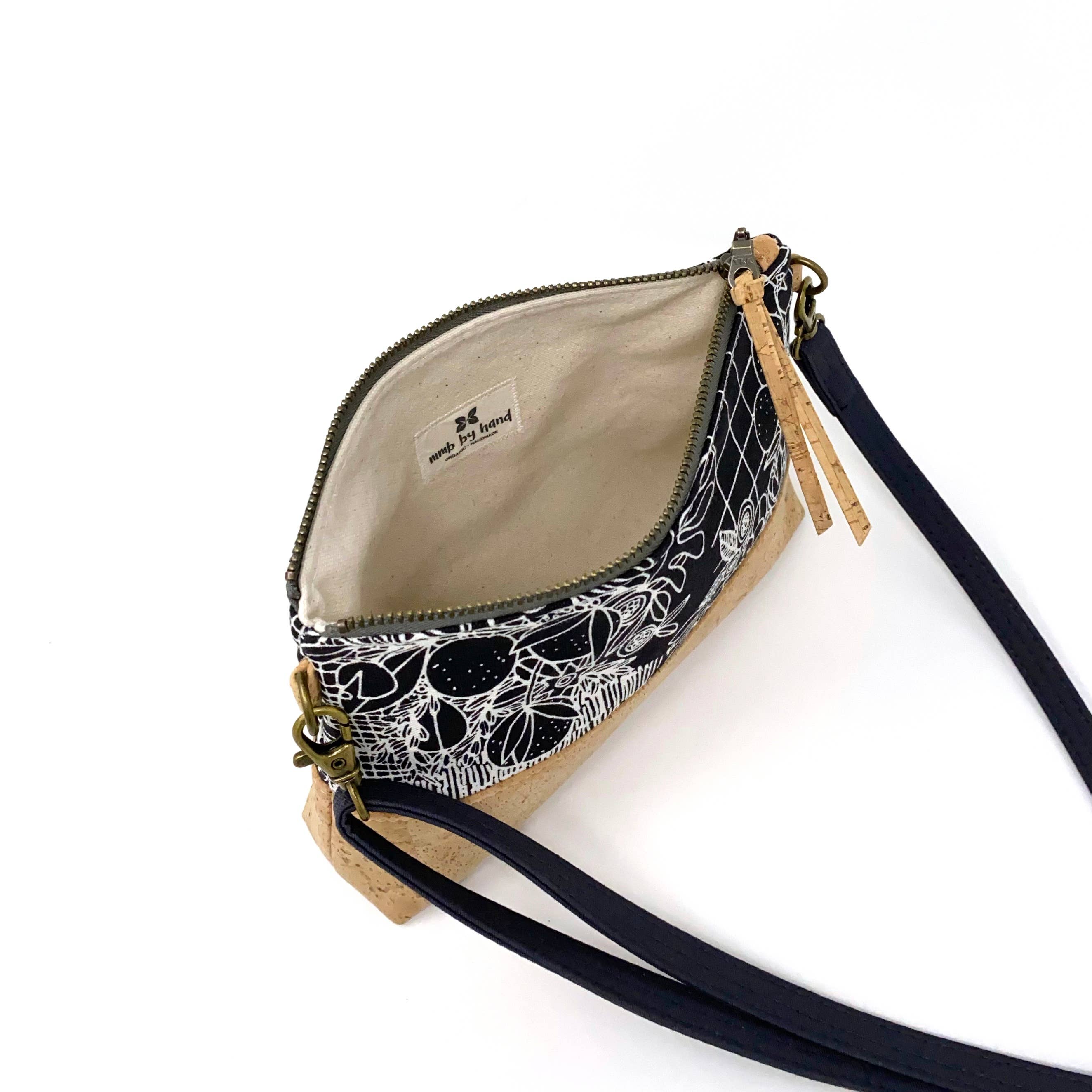 mmb by hand - Wholesale Crossbody Bag - Women's - Organic and Cork Mini Crossbody - Sky Show5