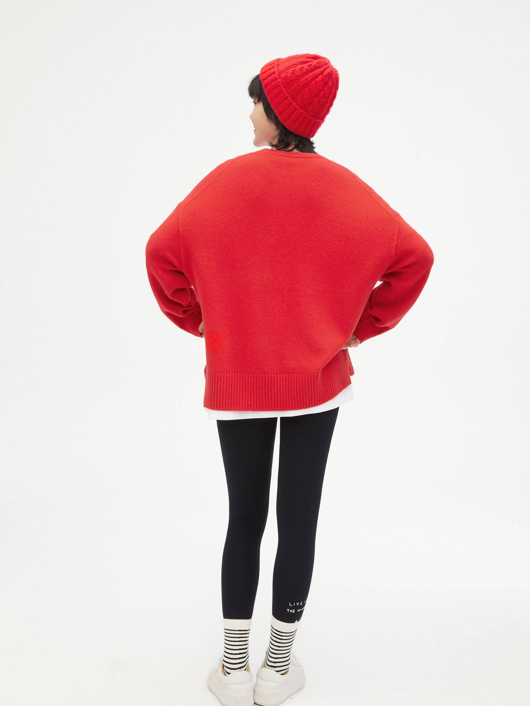 Urlazh – Engroshandel Pullover - Dame – Ambient Red Sweater1