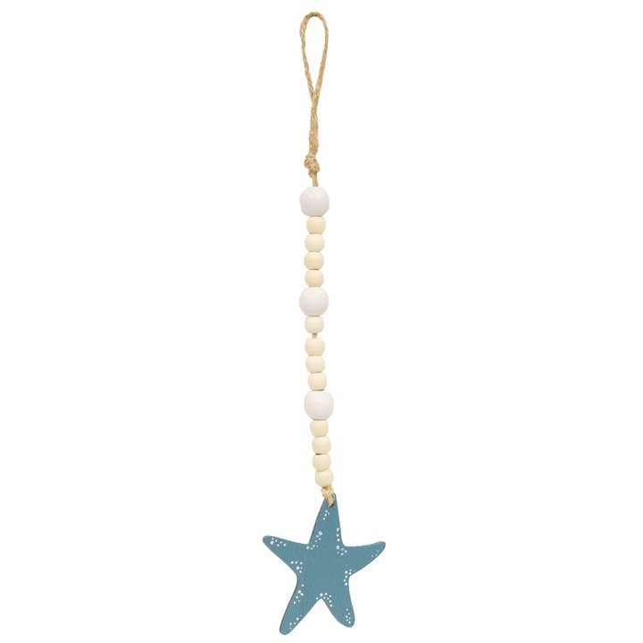 Col House Designs - Wholesale Ornament - Wooden Beaded Starfish Ornament