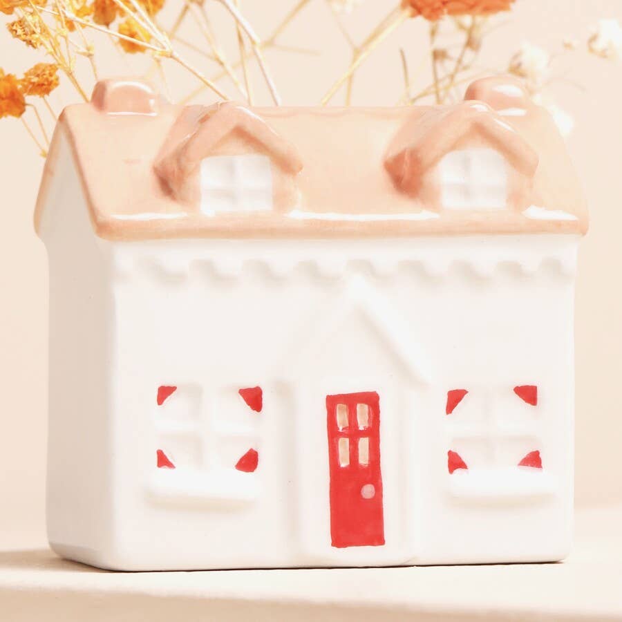Lisa Angel – wholesale Vase – Tiny Ceramic House Bud Vase1