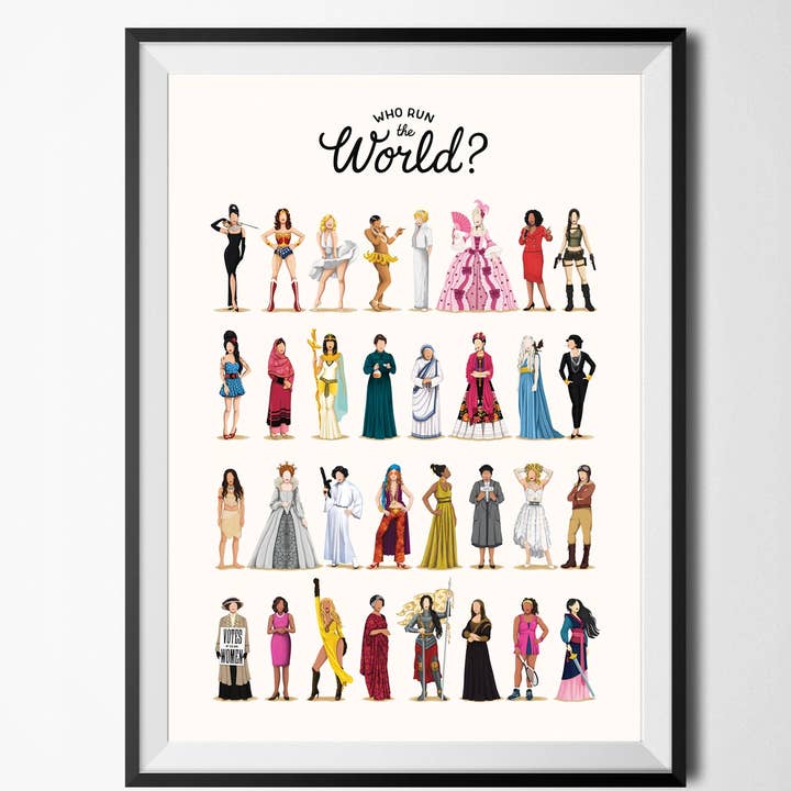 Draw Me a Song - Wholesale Art Print - Who Run the World Art Print6