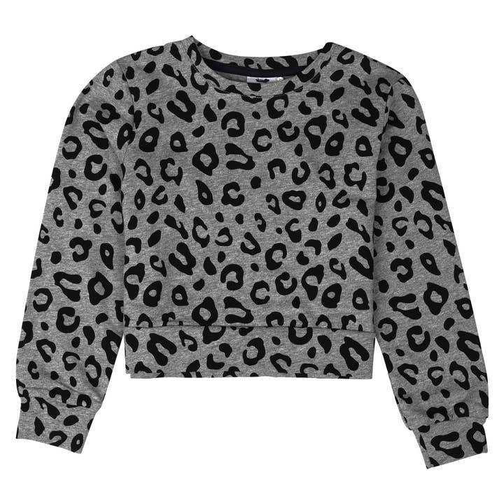 Sweatshirt Coton 3-14ans imprimé Léopard pour la vente par papaoutai