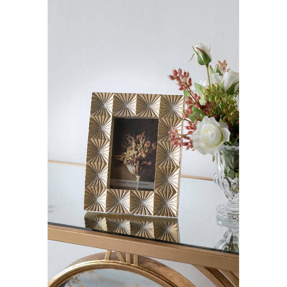 A&B Home Group Inc. - Wholesale Picture Frame - 7.5x9.5" Mathis 4x6" Photo Frame - Gold6
