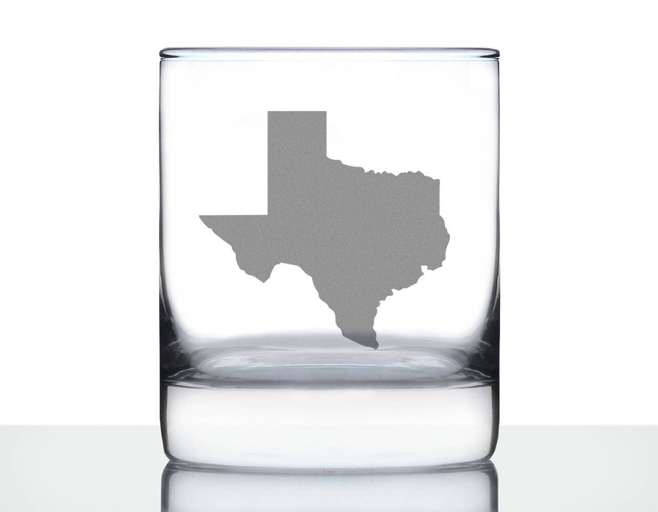 bevvee - Wholesale Cocktail/Liquor Glass - State of Texas Whiskey Rocks Glass - Texans Gifts and Decor1