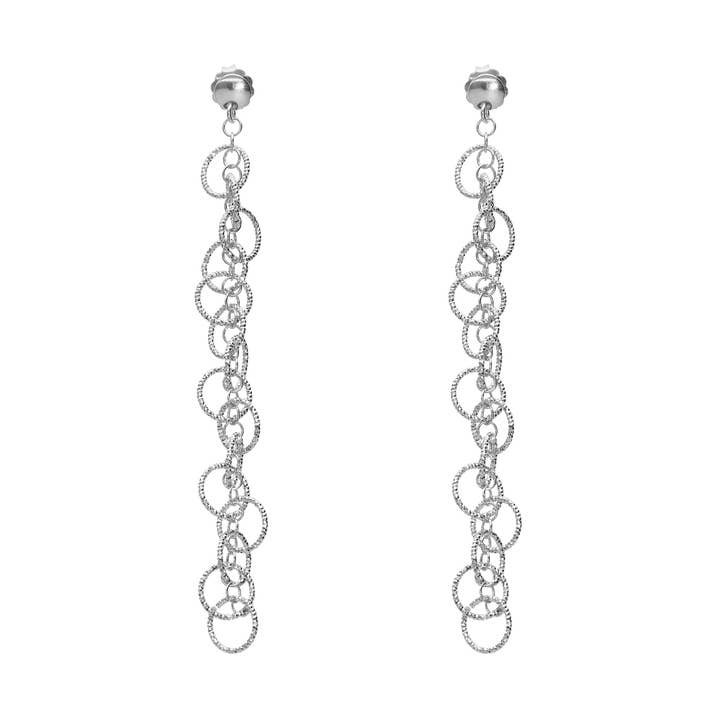 Brincos Multiple Circles em Prata @24 por atacado de ORUS BIJOUX