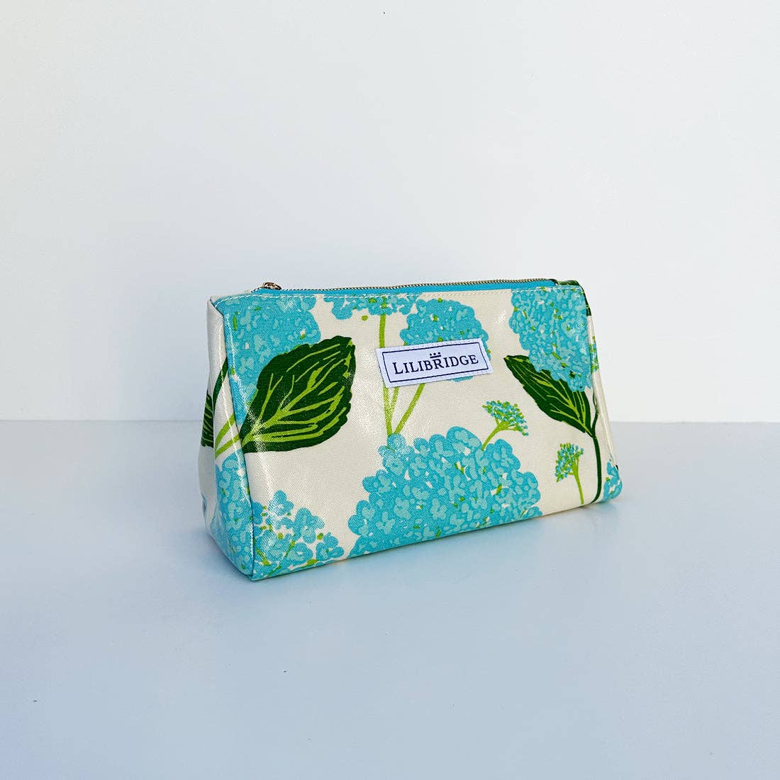Lilibridge - Venta al por mayor Bolsa para maquillaje - La bolsa de maquillaje, Hydrangea Blue1