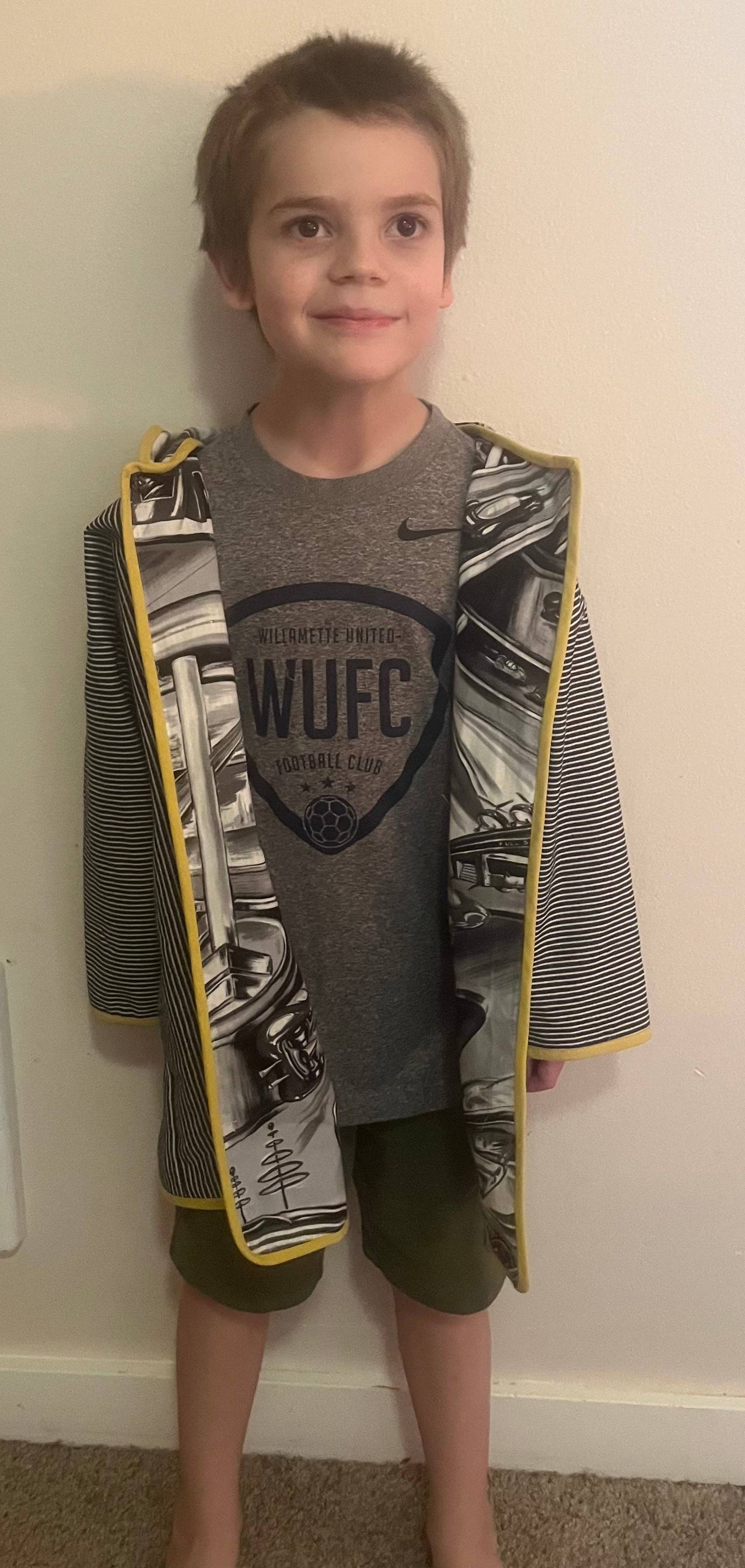 Crinkle Dreams - Wholesale Craft Sewing Kit - Elemental Kids Coat2