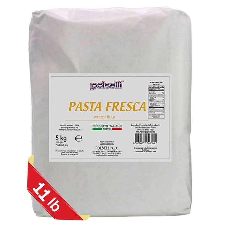 Polselli, Fresh Pasta Flour, Tipo 00, Soft Wheat, Bread Machine or Handmade Pasta for wholesale by Wholesale Italian Food