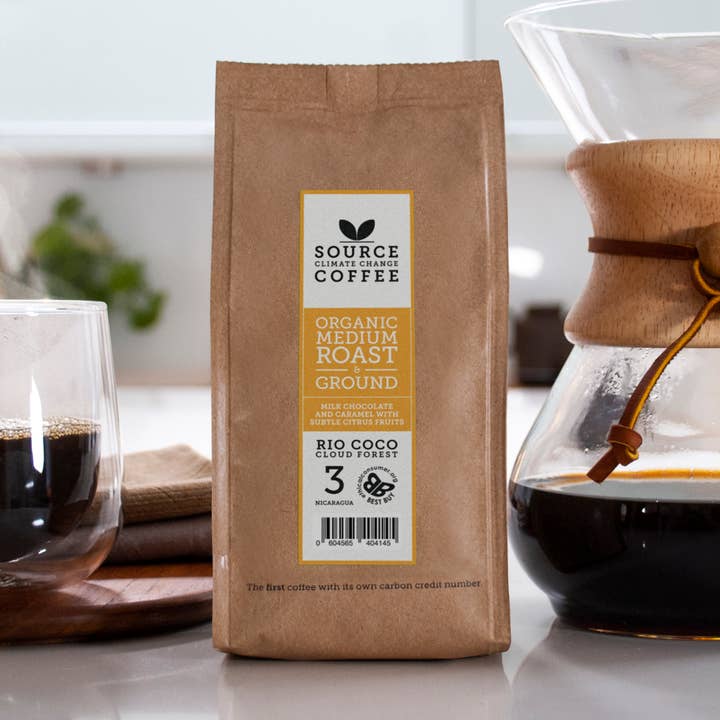 Nicaragua Organic Coffee - Ground for wholesale by Source Climate Change Coffee