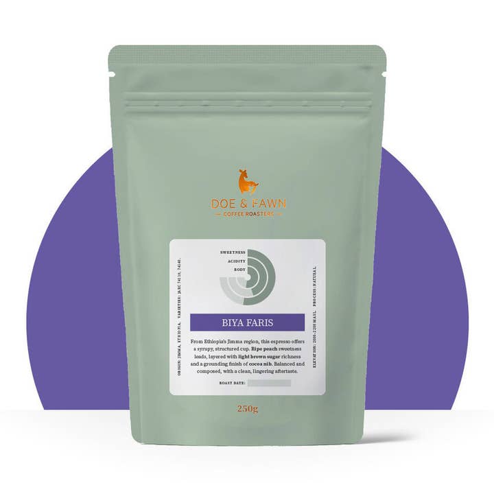 Biya Faris for wholesale by Doe & Fawn Coffee Roasters