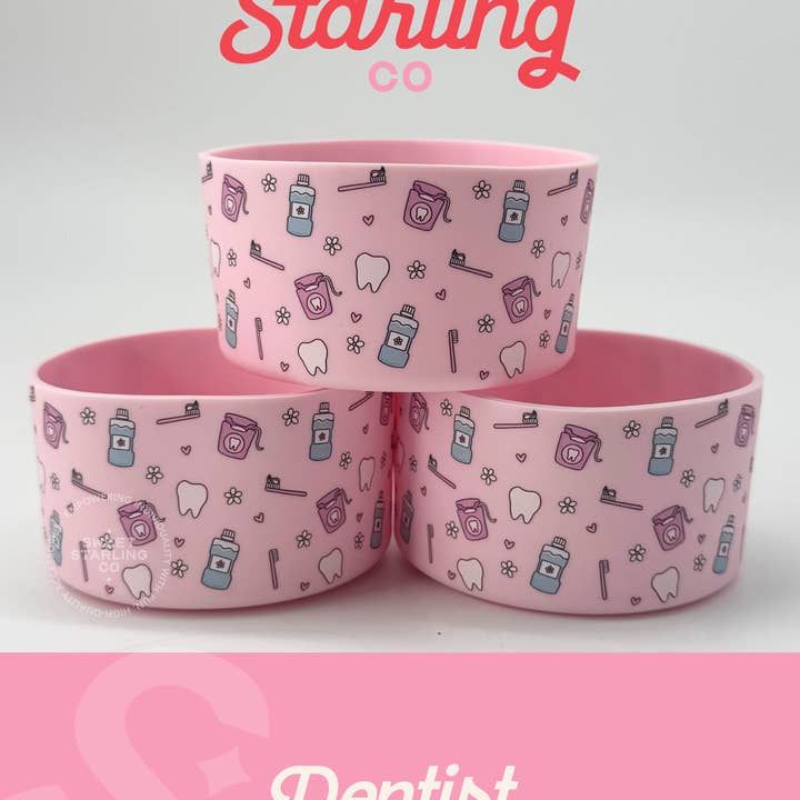 The Sweet Starling Co - Wholesale Drink Huggers & Koozies - Dentist Tumbler Boots