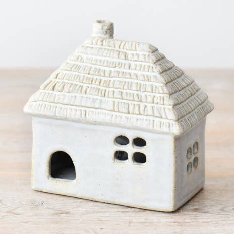 Casa in stile tetto di paglia a LED, 10,5 cm per la vendita all'ingrosso da parte di Gainsborough Giftware x Portland Living