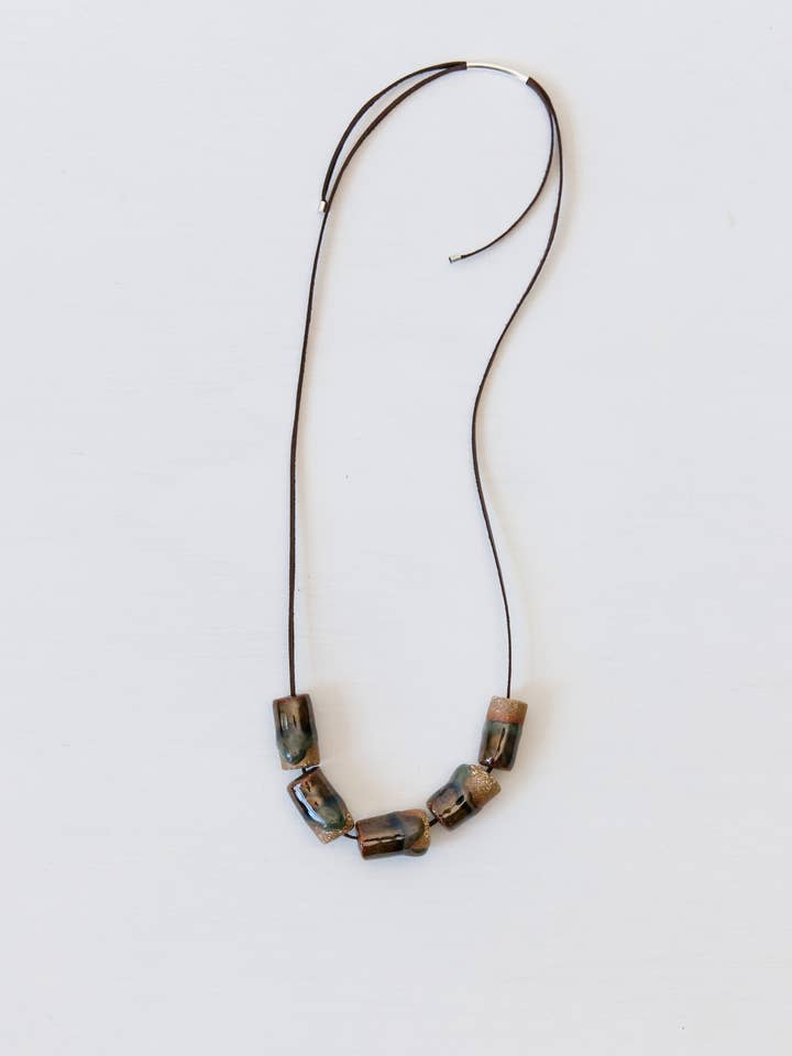 Collar Cilíndrico de Cerámica Bosque Terroso para venta al por mayor de Woodfolk