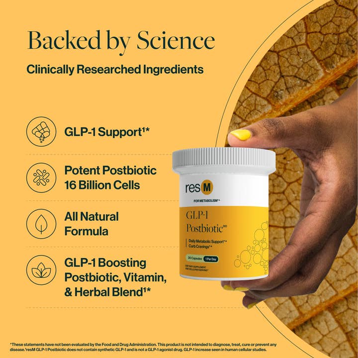 resbiotic - Venta al por mayor Suplementos/vitaminas para beber - resM™ GLP-1 Postbiótico6